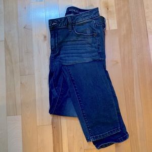 Vera Wang - Simply Vera Super Skinny Mid Rise Dark Wash Jeans